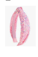 Iridescent Sequin Knot Kid’s Headbands