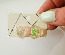 Kids Glitter Resin Clip on Earrings