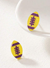 School Football Stud Earrings