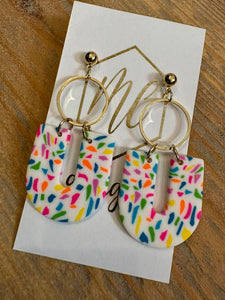 Clay Confetti Earrings