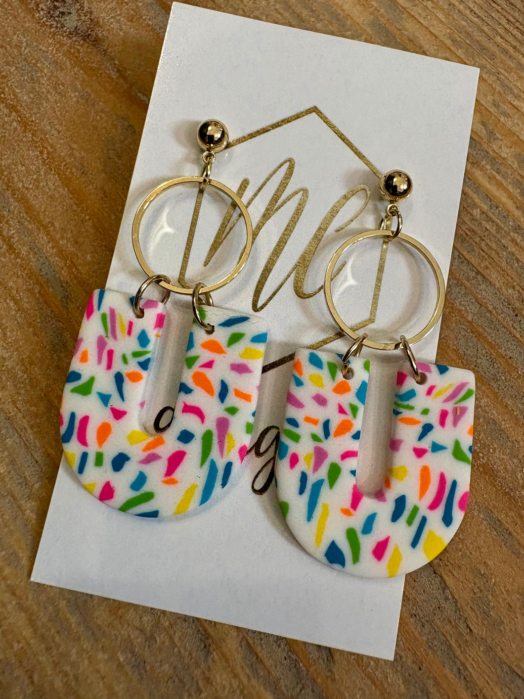 Clay Confetti Earrings