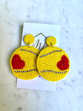Beaded Soccer and Softball Earrings