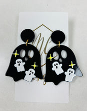 Silk Screen Halloween Earrings