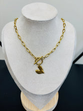 Chunky Heart Gold Necklaces