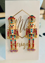 New Enamel Nutcracker Christmas Post Earrings