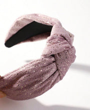 Velvet Gold Flake Headbands