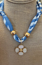 Blue Scarf Necklaces