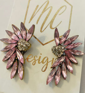 Jeweled Wing Earrings