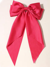 Fairytale Sateen Hair Bow Barrette
