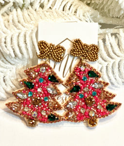 Beaded Christmas Trees