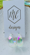 Iridescent Hoop Earrings