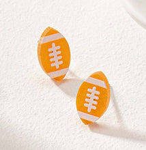 School Football Stud Earrings
