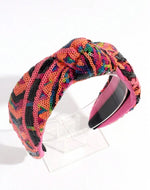 Geometric Sequin Knot Headbands