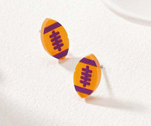 School Football Stud Earrings