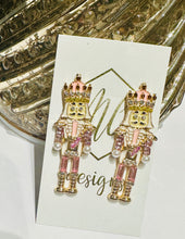 New Enamel Nutcracker Christmas Post Earrings
