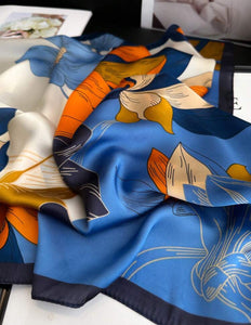 Luxury Square Silk Scarfs