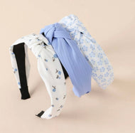 Periwinkle Knot Causal Headbands