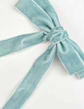 Velvet Simple Bow Hair Clip