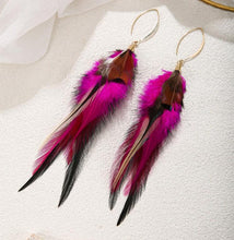 Feather Western Earrings