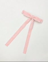Velvet Simple Bow Hair Clip