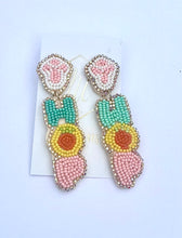Pastel Beaded Hop Easter Earrings