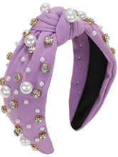 Jewel Pearl Knot Headbands