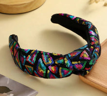 Triangle Sequin Knot Headband