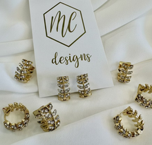 Jeweled Vine Huggy Earrings