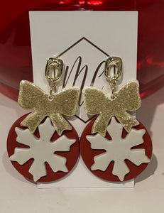 Christmas Clay Earrings