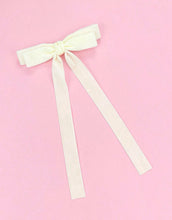 Velvet Simple Bow Hair Clip