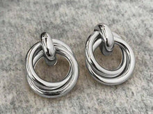 Multi Circle Matte OG Gold Earrings