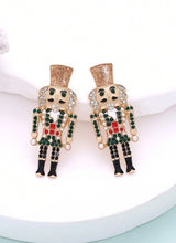 New Enamel Nutcracker Christmas Post Earrings