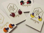 Helmet Stud Earrings