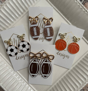 Bows Sports Earrings