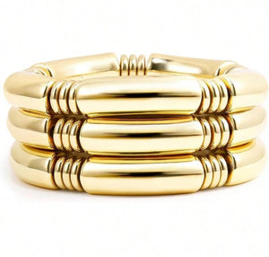 Gold Acrylic Bracelets