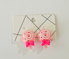 Kids Glitter Resin Clip on Earrings