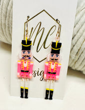Dancing Acrylic Nutcracker Earrings