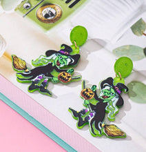 Evil Witch Halloween Earrings