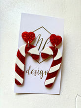 Christmas Candy Cane Earrings