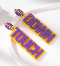 Touch Down Acrylic Earrings
