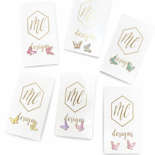 Colorful Butterfly Studs