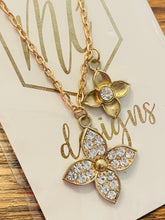 Double Charm Rhinestone Necklaces