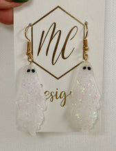 Ghost Halloween Acrylic Earrings