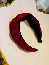 Maroon Side Braid Headband