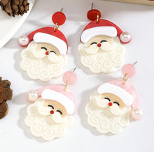 Santa Claus Acrylic Earrings