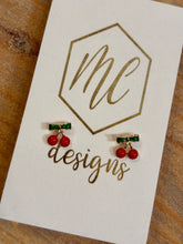 Cherry Studs & Necklace