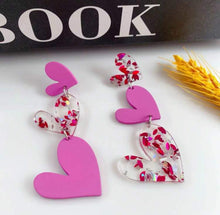 New Triple Heart Earrings