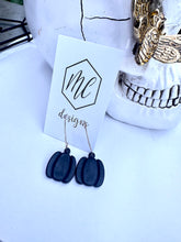 Slender Pumpkin Huggie Earrings