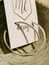 Medium or Large Thin Matte Hoops