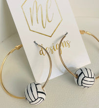 Sports Hoop Earrings